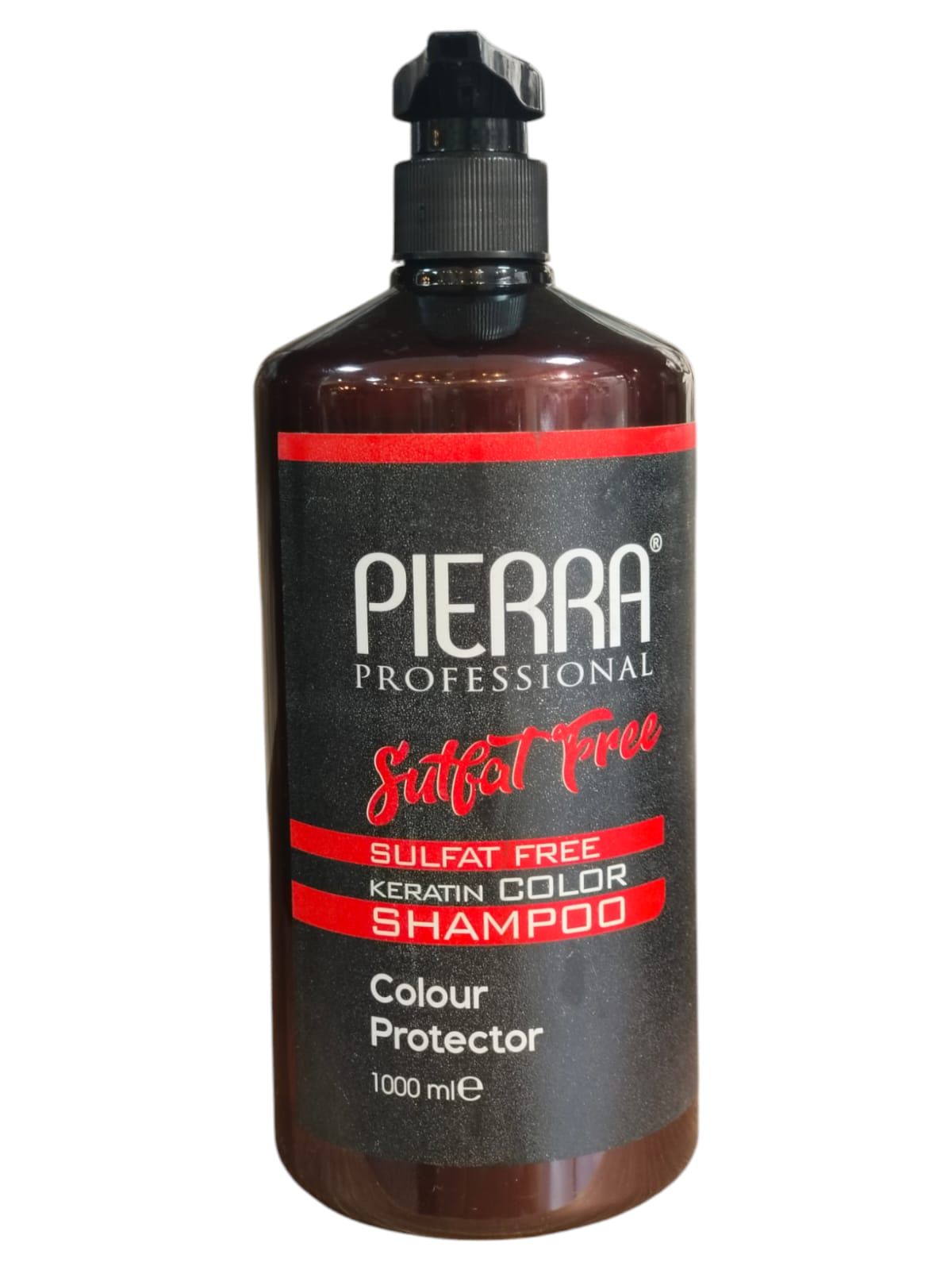 PIERRA Professional Sulfat Free Keratin Color Shampoo - 1000 ml 🌸✨