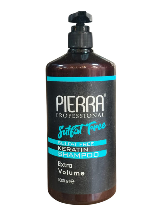 PIERRA Extra Volume Sulfate-Free Keratin Shampoo - 1000 ml 🌿✨