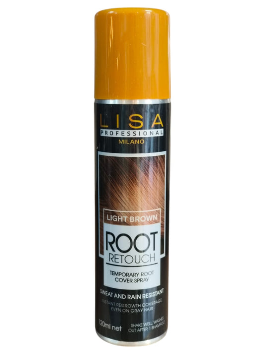 Professional Milano Light Brown Root Retouch Spray - 120 ml 🌟