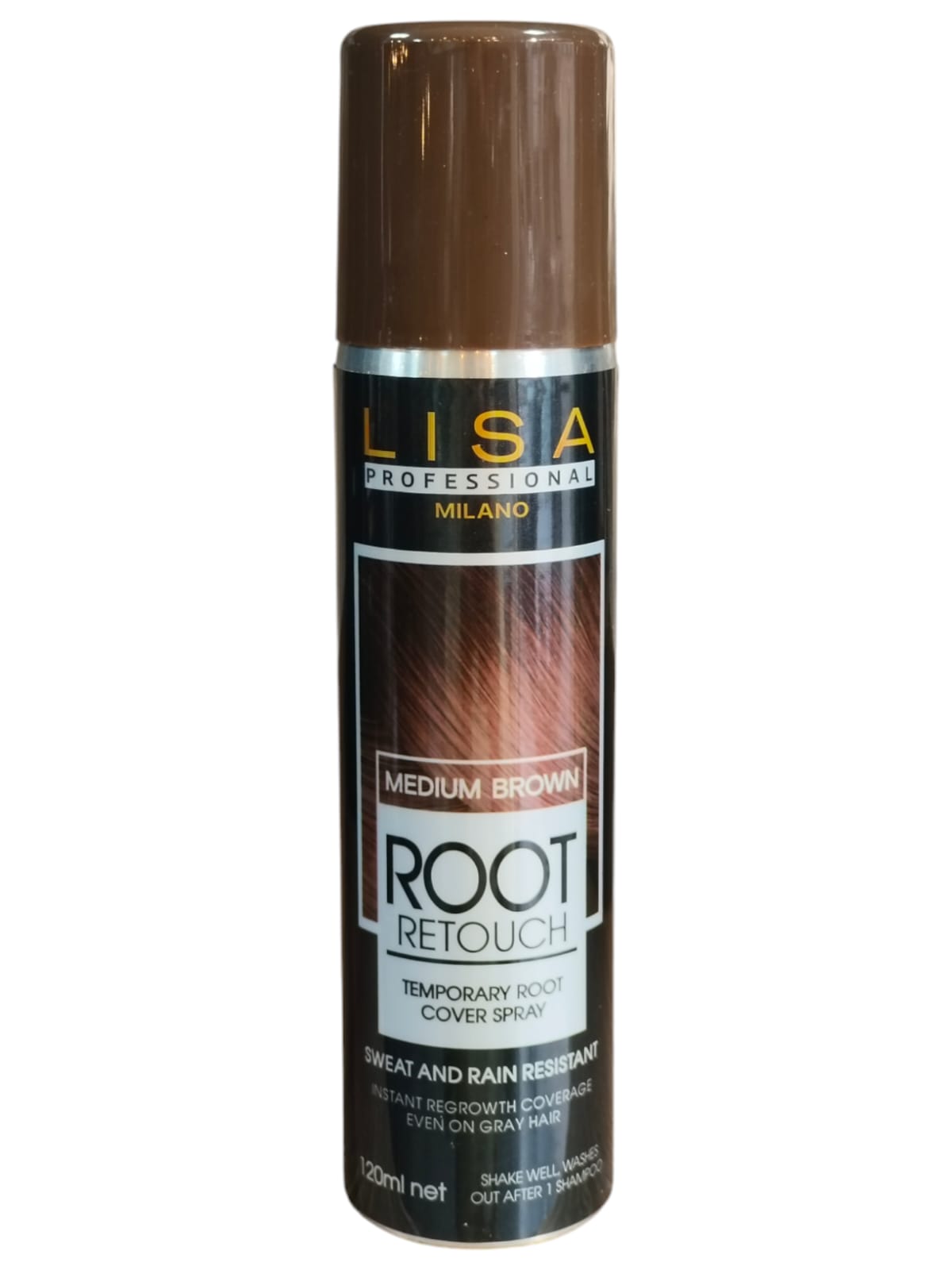 Professional Medium Brown Root Retouch Spray - 120 ml 🌟